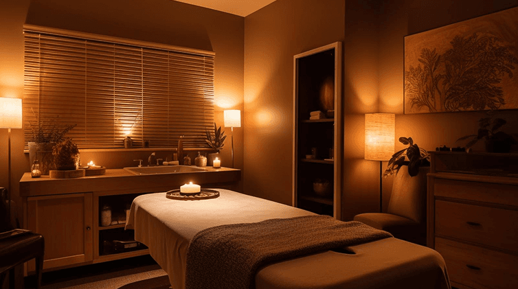 Eco Wellness Spa treatment room